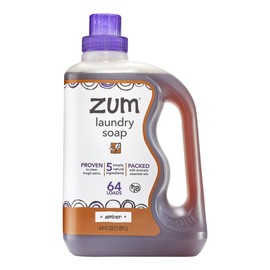 Indigo Wild Zum Laundry Soap - Plant-Based Liquid Laundry Soap - Amber - 64 fl oz