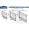 Updated Adjustable 3 Step Stair Handrails for Outdoor Steps, Versatile