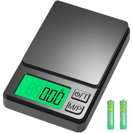 Diyife Mini Scales, [500g/0.01g] Small Pocket Scales, High Precision Portable Weighing Scales with Cover, Fast Read with Back-Lit LCD Display, for Jewellery Gold Coffee Coin Herb
