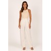 Petal & Pup Women's Ari Ribbed Tank Top, Beige, X-Large