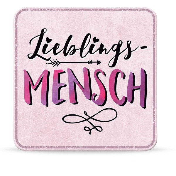 Sheepworld My Beautytree 44600 Coaster No. B2, Favourite Person, Cork,