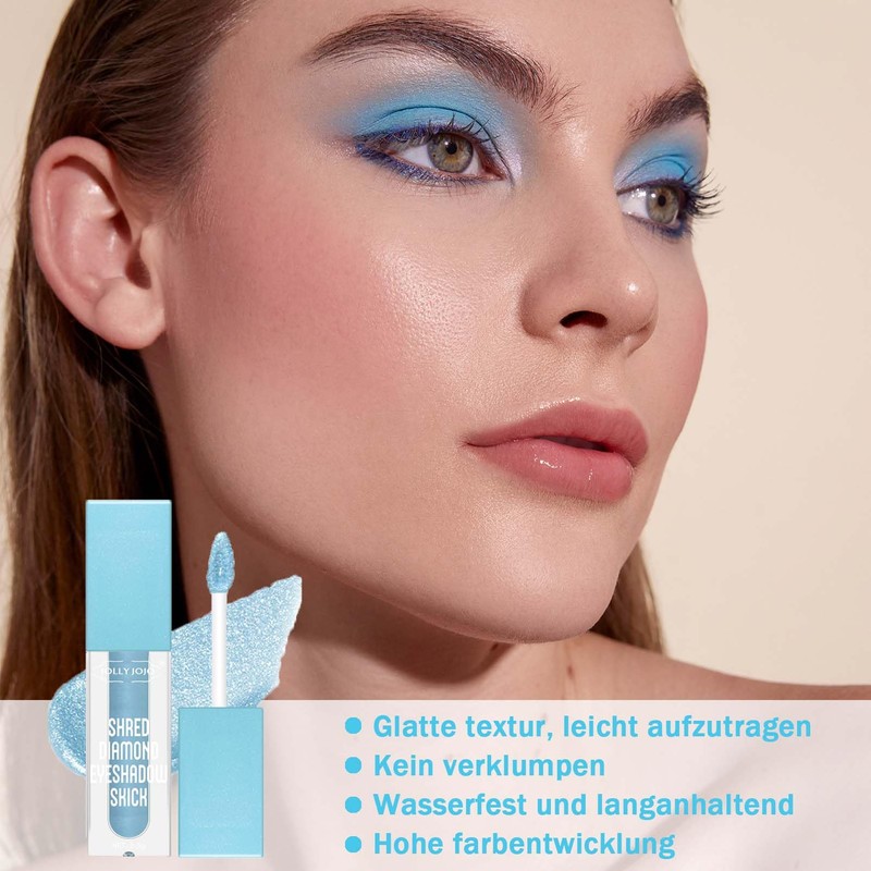 EONFAVE Eyeshadow Palette, Eyeshadow Stick (Blue)