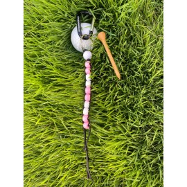 SCORE! Beads GOLF Stroke Counter Scorekeeper PINK or Custom Color SCORE! Beads Disc/Frisbee