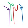 GUSTO [200 Pack] 10.02"High Long Flexible Straws, Disposable Plastic Drinking