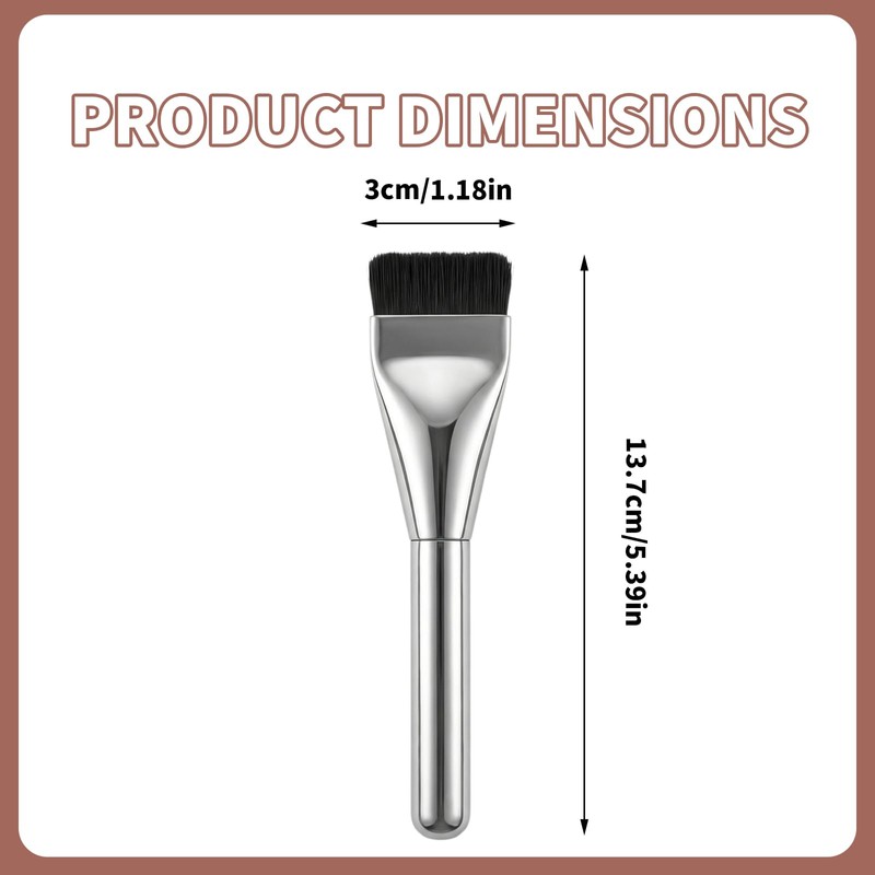 Ultra Thin Foundation Brush for Liquid Makeup, Flat Top Makeup