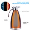 Thermo Pot, Thermos Flask, Coffee Pot, Teapot, 2 Litres, Stainless