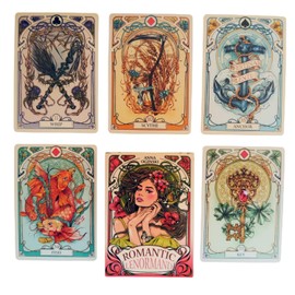 Oracle Cards Divination Romantic Renolman Romantic Lenormand 36 Pieces, Renolman Cards Divination, Simple Outer Box
