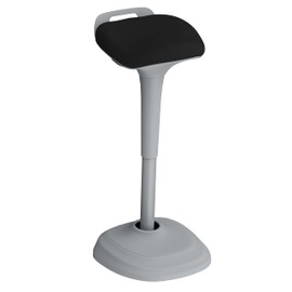 Ortello Home Bar Stool Swivel Barstool, Adjustable 25-35 inch Airlift Counter Height Chair for Kitchen Dining Room (Grey)