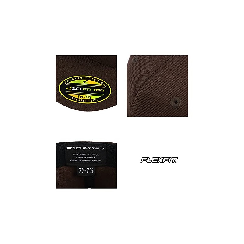 Flex Fit Men's YUPOONG YP 210 Premium Fitted Cap Baseball