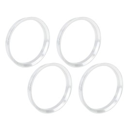 X AUTOHAUX 4pcs 72.6 to 66.6 mm Aluminium Alloy Car Hub Centric Rings