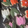 Homemade Gluten Free Floral Cookies Flowers Birthday Gift Decorated Royal