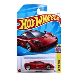 Hot Wheels - McLAREN F1 - HW: The ´90s 9/10 - HTB11 - Short Card - Super Sports Car - Red - Mattel 2024 - 1:64