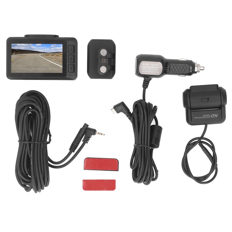 Car Dash Camera 4K 1080P 2.45in IPS Screen 170 Wide