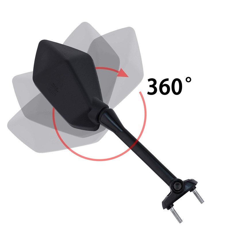 FOVPLUE Long Rear View Mirrors,Motorcycle Left and Right Mirrors Adjustment