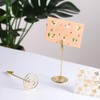 Place Card Table Number Holders - Small Metal Stands with