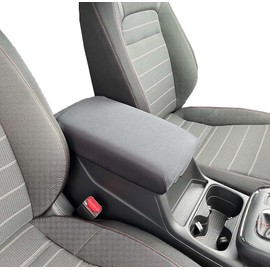 Car Console Covers Plus Made in USA Designed for Honda CRV 2023-2026 Neoprene Auto Armrest Center Console Cover Protector Gray