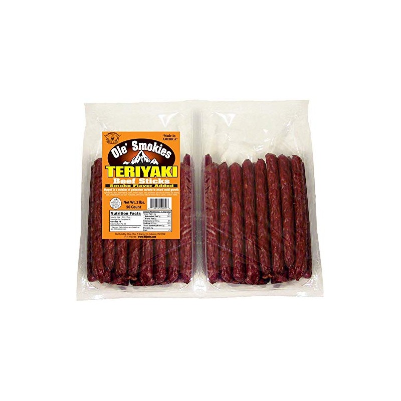 Buffalo Bills 2-lb Teriyaki 5" Ole' Smokies Saddlebag (50 twist-end