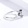 Rockyu Men's Ring, 925 Silver, Children's Year, Zodiac Sign, Design,