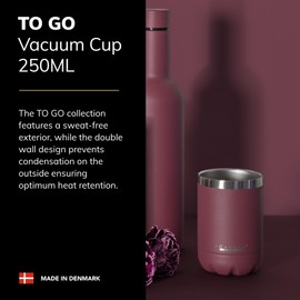 Scanpan TO GO Vacuum Cup 350 mL, Forest Green - 18/8 Food Grade Stainless Steel - Leak-Free Design - Scratch-Resistant Coating - Dishwasher Safe - BPA Free