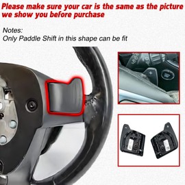 x xotic tech Red Aluminum Large Paddle Shifter Extensions Cover Trim Compatible with Ford Fusion 2013-2020, Edge 2013-2019,Taurus 2015-2020 or Lincoln MKX 2015-2018,MKZ MKC MKS