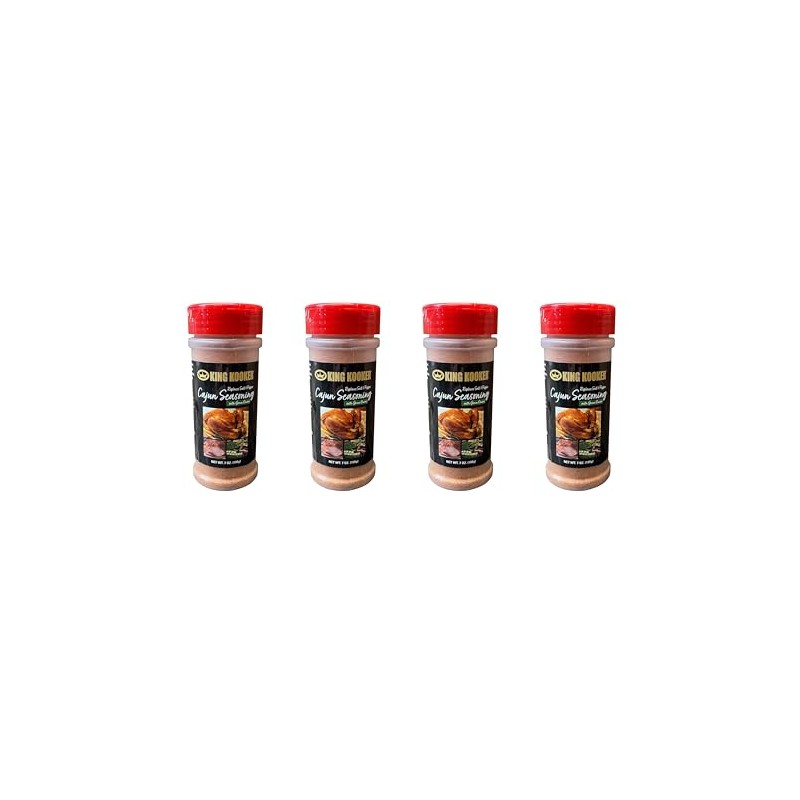 King Kooker Cajun Seasoning, 4-7 Oz. jars