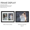 DUENPY 8x10 Double Picture Frame White Mat For Displaying Two