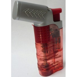 6 Eclipse 3 Flame Torch Novelty Lighters, Refillable Butane Lighter, Child Resistant 1817-6