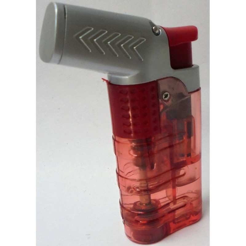 6 Eclipse 3 Flame Torch Novelty Lighters, Refillable Butane Lighter,