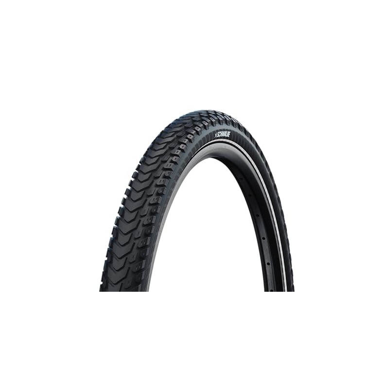 Schwalbe Marathon Mondial Tyres, Black/Reflective, V-Guard Foldable, 26 x 2.00