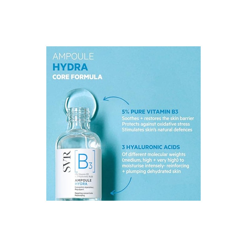 SVR B3 Ampoule Hydra Srum Hidratante Reparador Anti-Edad con Vitamina