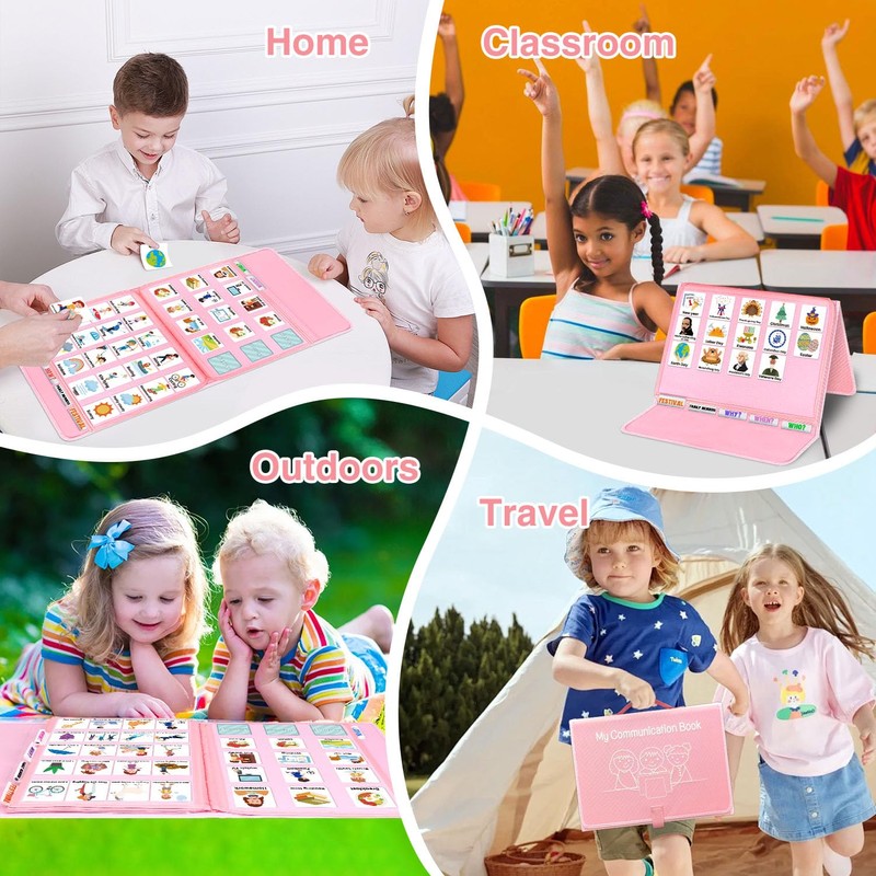 BOHEMIABY Educational Learning Toy Book, Weekly Planner Children, Autism Reward
