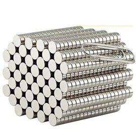 Hyoocct 100 Pieces 5x2mm Small Kitchen Fridge Refrigerator Magnets for Crafts Whiteboard Office Magnet