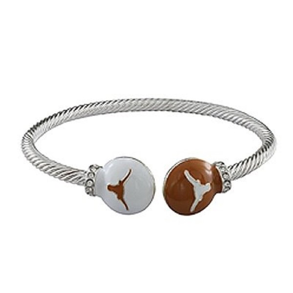 SANDOL Texas Longhorns Brady Cuff Bracelet with Double Circle Logo