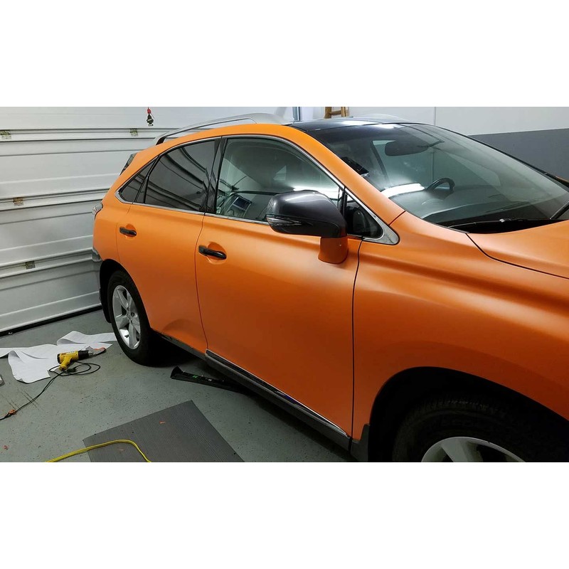 VViViD+ Premium Vinyl Wrap Film (6ft x 5ft, Matte Metallic