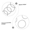 SAFIGLE 600pcs Watch Seal Rubber Gaskets for Waterproofing Thickness for