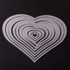 10pcs Love Heart Cutting Dies for DIY Scrapbooking Cutting Dies,