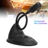 Desktop Computer Microphone, 360° Adjustable Goose Neck Capacitive Microphone, 3.5MM