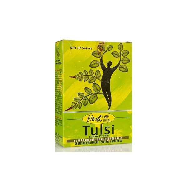 Hesh Pharma 100% Natural Herb Powder 100gm (3.5oz) (TULSI POWDER, 10 PACK)