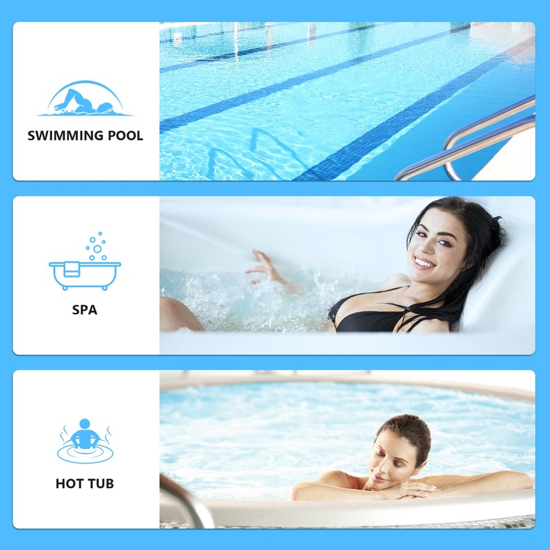 Pool Test Strips, 125ct 8 in 1 Pool and Spa