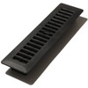 Decor Grates PL212-BLK 2-Inch by 12-Inch Plastic Floor Register, Black