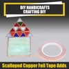 Poeeytnek® Professional Scalloped Copper Tape - 7/32" & 5/16 Asymmetric