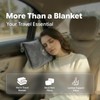 PEUJEW Travel Blanket, Soft 2-in-1 Airplane Blanket, 65x40 Inches, Travel