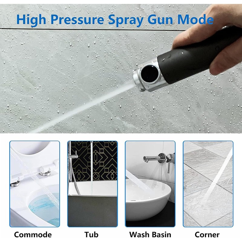 DFENGDF Filtered Shower Head with Handheld 3 Spray Modes High