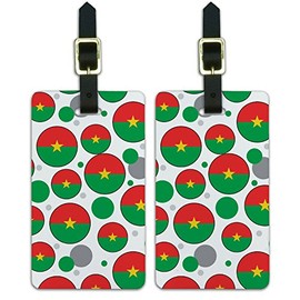 Graphics & More Country National Flag A-c - Burkina Faso National Country Flag Carry-On Luggage, White