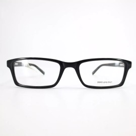 Unbranded MP 1009 BK Black Mens Rectangle Full Rim Eyeglasses 51-17-140
