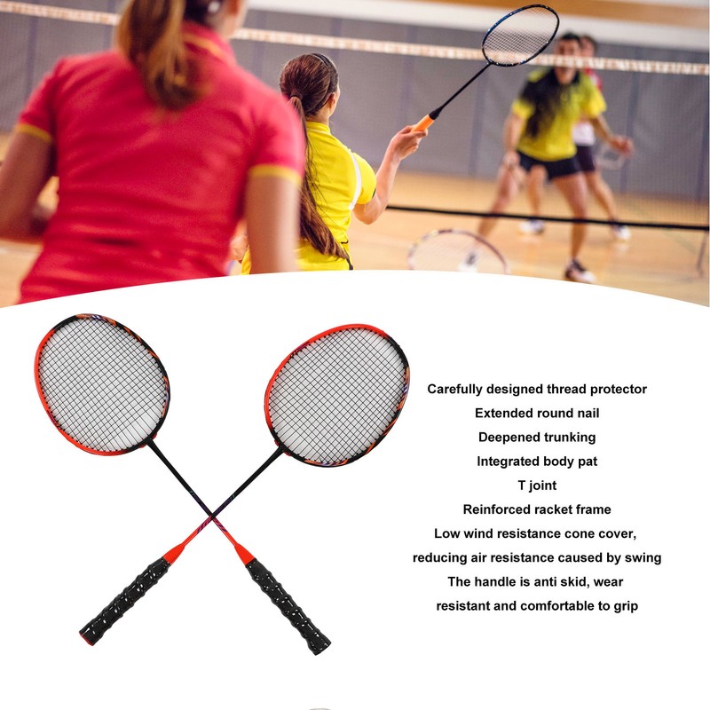 K7702 Professional Badminton Racquet Badminton Racket for Outdoor Backyards Playground