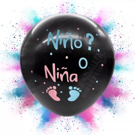 Grupo Carnavallia Globo Revelacion Genero Sexo Niña Niño Baby Shower Polvos