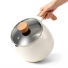 LISOS Ceramic Small Sauce Pot with Lid & Pour Spout,