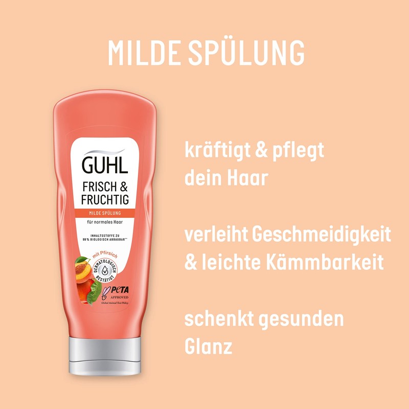 Guhl Fresh & Fruity Mild Conditioner – Volume: 200 ml