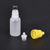 sourcing map Empty Plastic Bottles Squeezable Plastic Bottles Dropper Bottles